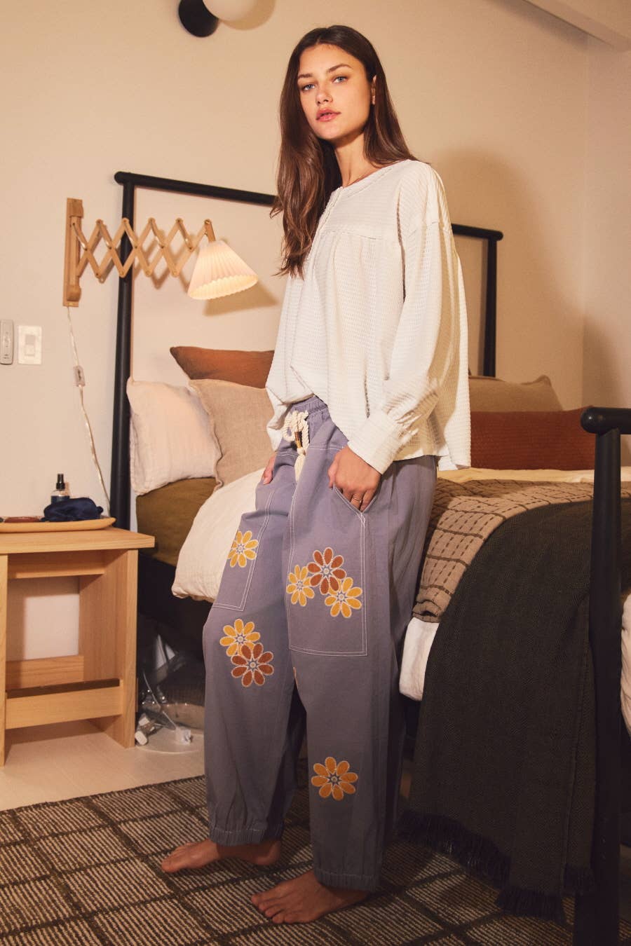 Plus Relaxed-fit Cropped Pants: Black / Plus Size / 2XL