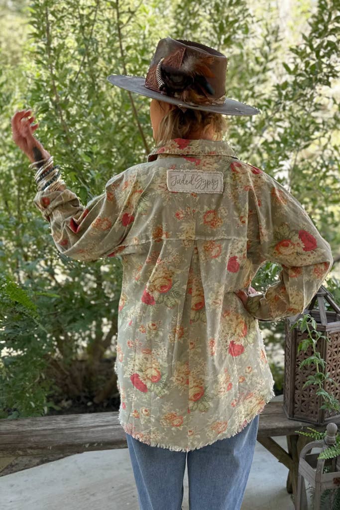 Star Catcher Top - Floral Meadow: ONE SIZE