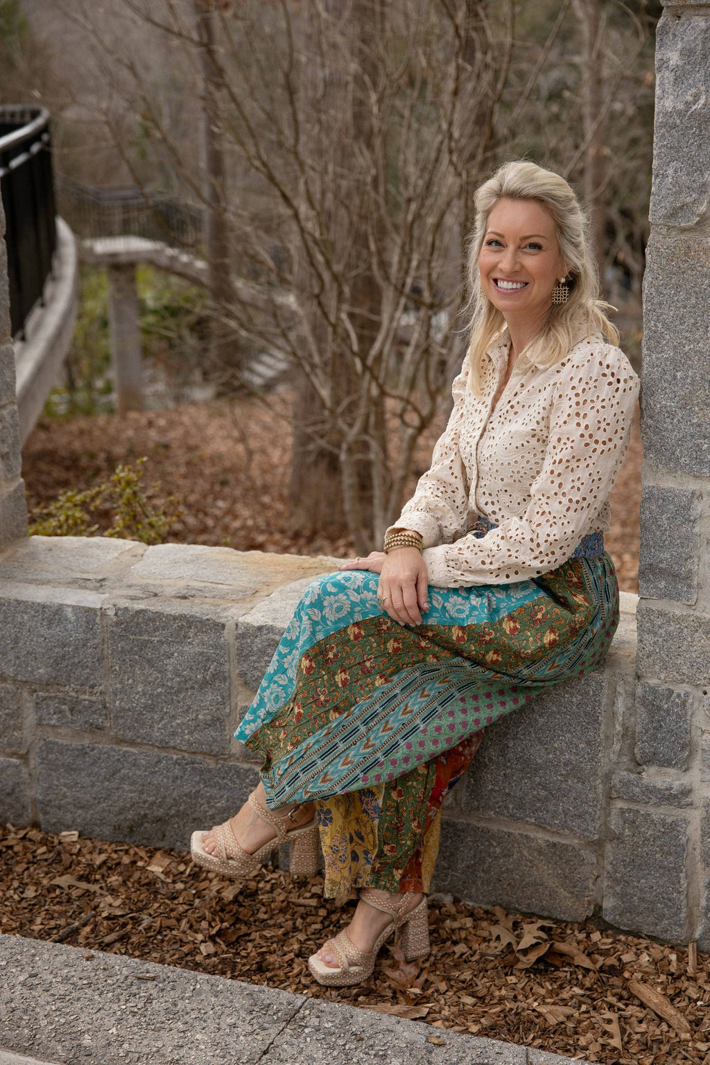 Harmony Patchwork Pants: S/M