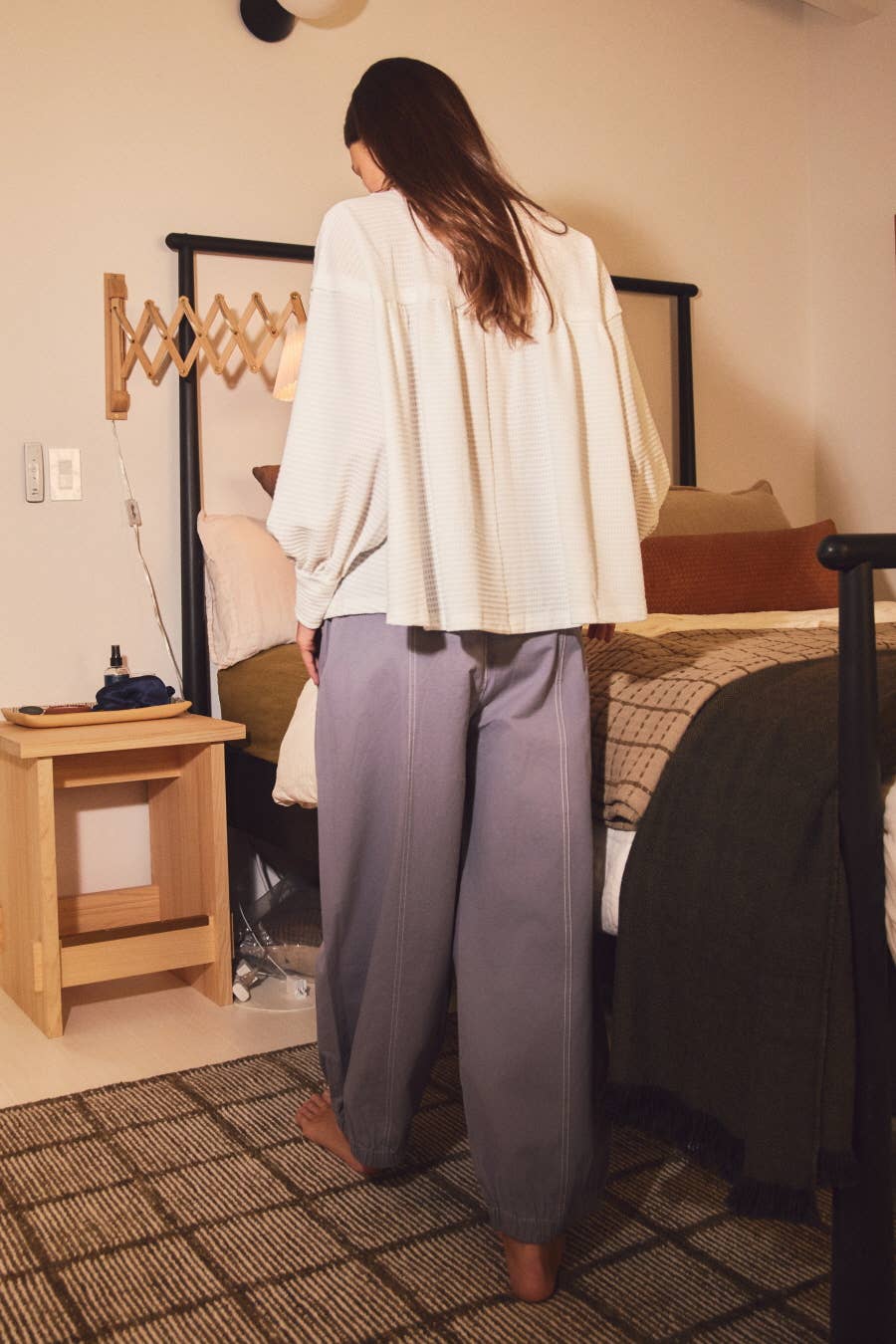 Plus Relaxed-fit Cropped Pants: Black / Plus Size / 2XL