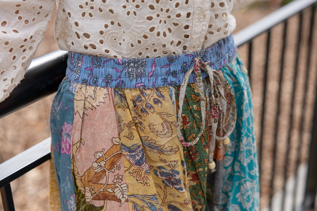 Harmony Patchwork Pants: L/XL