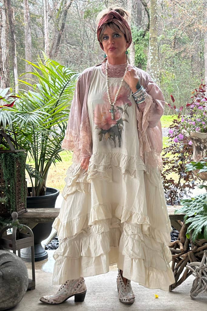 Create Change Dress & Overlay - Parchment: L/XL