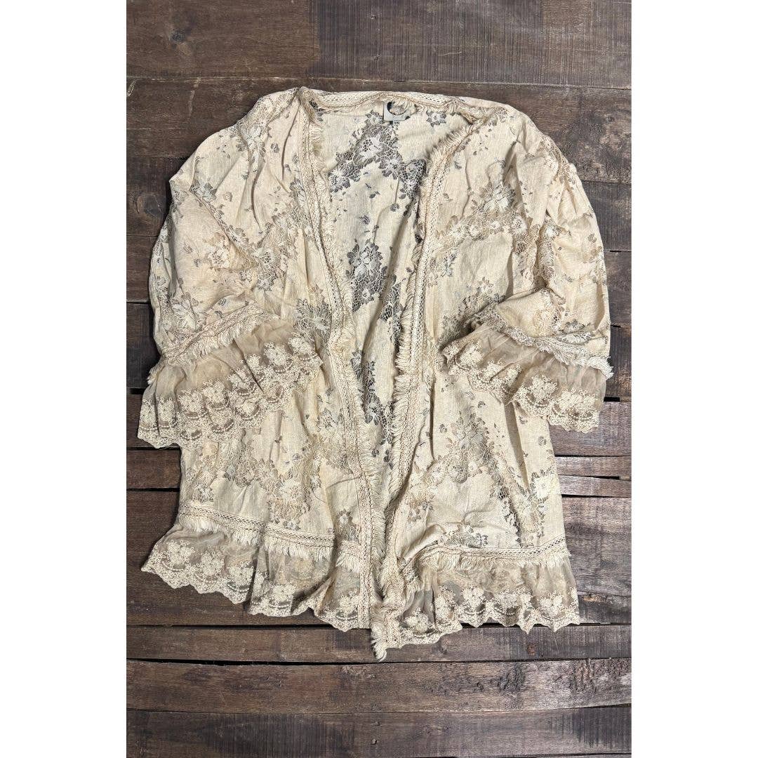 Enchanted Meadows Kimono: One Size