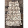 Whispered Skies Skirt - Oatmeal: One Size