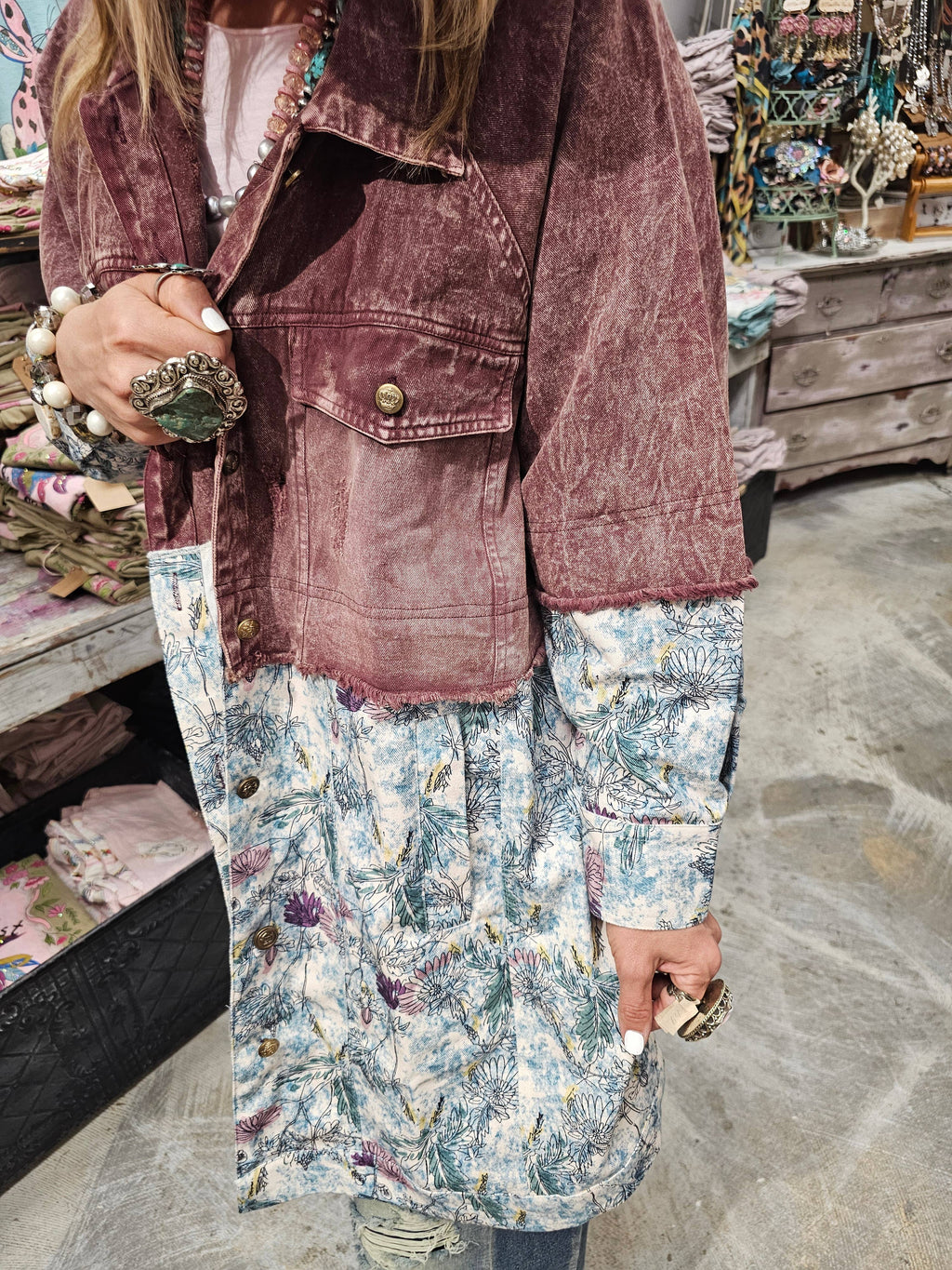 Lavender Outlaw Jacket: Lxl