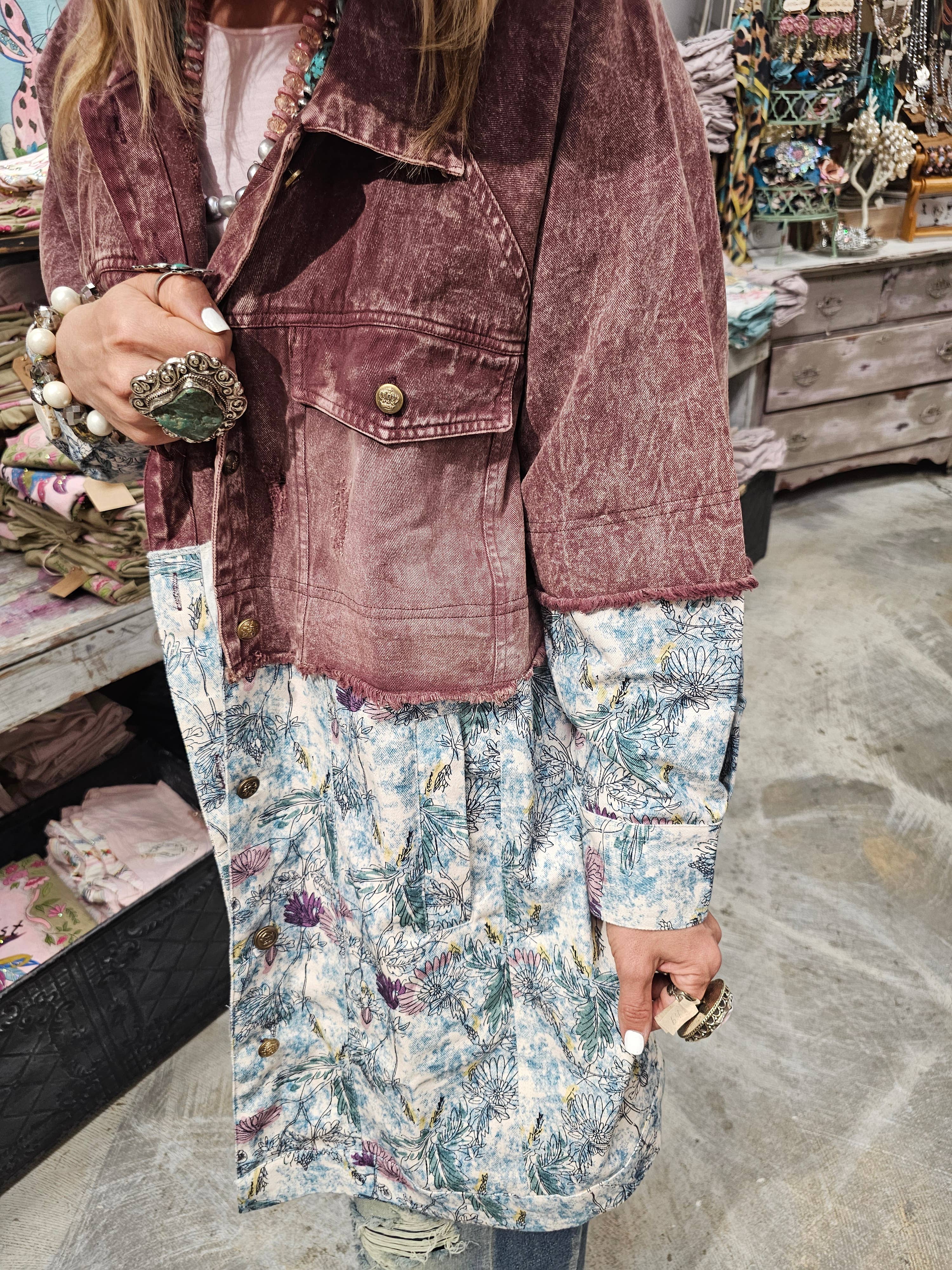Lavender Outlaw Jacket: Lxl