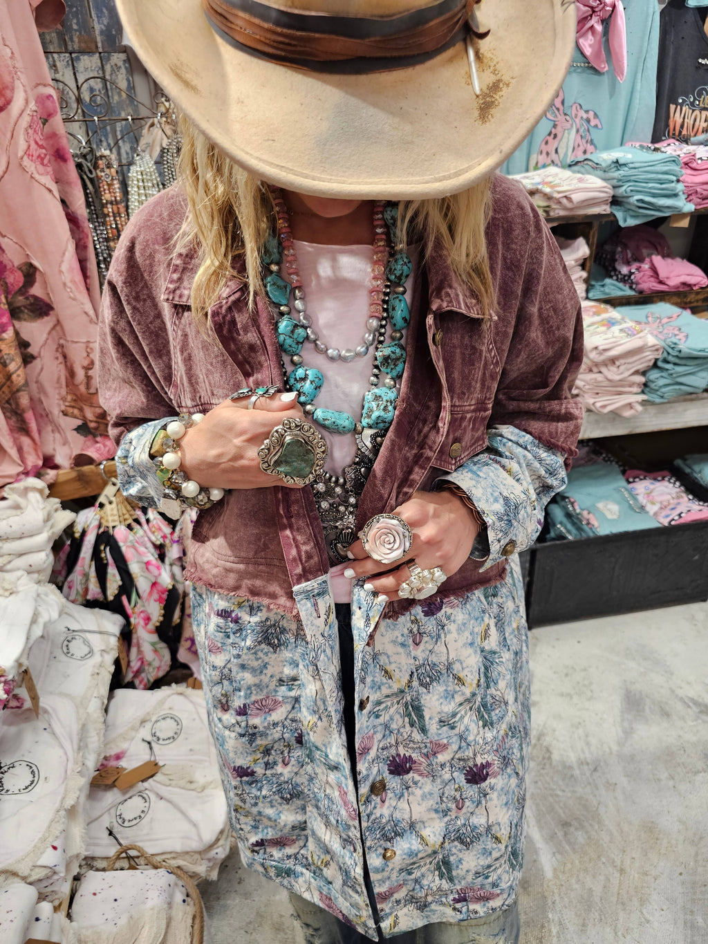 Lavender Outlaw Jacket: Lxl